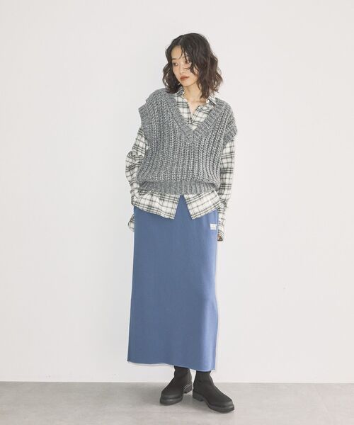 DISCUS（ディスカス）の「Discus 裏毛スカート（スカート・レディース・ブラック/ブルー/ホワイト系その他・M/L）」の3枚目の写真