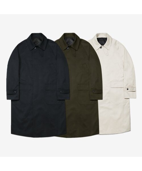 sortie(ソルティ)の「Bonheur Cotton Balmacaan Coat (Ivory)(チェスターコート・メンズ・その他・LARGE/MEDIUM/X-LARGE)」の8枚目の写真
