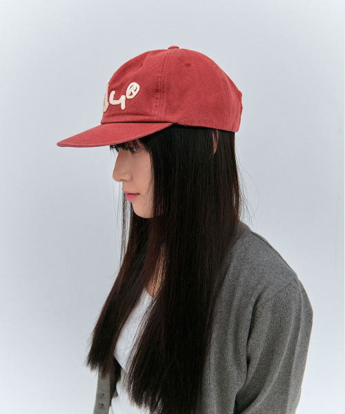 elldu(エルドゥ)の「エルドゥ アプリケ-アプリ バーガンディ(キャップ・レディース・その他・OS)」の5枚目の写真