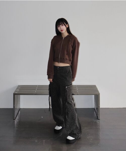 SCHISM INDUCING(スキズムインデューシング)の「CAMOUFLAGE CARGO PANTS CHARCOAL(その他パンツ・レディース・その他・LARGE)」の11枚目の写真