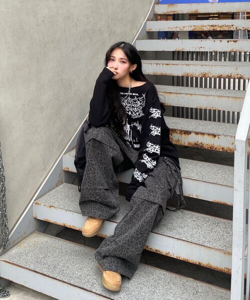 SCHISM INDUCING(スキズムインデューシング)の「CAMOUFLAGE CARGO PANTS CHARCOAL(その他パンツ・レディース・その他・LARGE)」の14枚目の写真