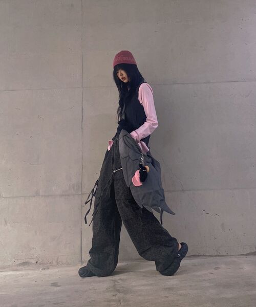 SCHISM INDUCING(スキズムインデューシング)の「CAMOUFLAGE CARGO PANTS CHARCOAL(その他パンツ・レディース・その他・LARGE)」の15枚目の写真