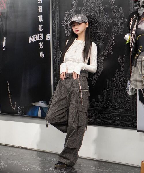SCHISM INDUCING(スキズムインデューシング)の「CAMOUFLAGE CARGO PANTS CHARCOAL(その他パンツ・レディース・その他・LARGE)」の5枚目の写真