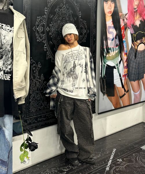 SCHISM INDUCING(スキズムインデューシング)の「CAMOUFLAGE CARGO PANTS CHARCOAL(その他パンツ・レディース・その他・LARGE)」の9枚目の写真