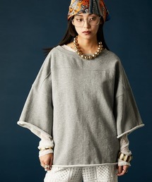 GEVS. | 綿100％ワイドスリーブスウェット＜大きいサイズ有＞GEVS.(スウェット)