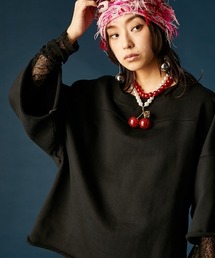 GEVS. | 綿100％ワイドスリーブスウェット＜大きいサイズ有＞GEVS.(スウェット)