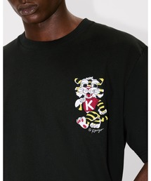 KENZO | 'KENZO Wild Tiger' エンブロイダリー オーバーサイズ Tシャツ イン コットン(Tシャツ/カットソー)