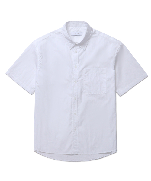 CONNECT KINLOCH(コネクトキンロック)の「コットン/ナイロンエッセンシャル半袖シャツ(ホワイト)(シャツ/ブラウス・メンズ・その他・X-LARGE/LARGE/MEDIUM)」の1枚目の写真