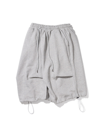 MASSNOUN（マスノウン）の「パート8バミューダバルーンショートパンツショーツMSISP001-GY（その他パンツ）」