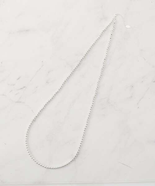 SHOO・LA・RUE（シューラルー）の「ボールチェーンネックレス（ネックレス・レディース・シルバー/ブラック/ゴールド・00）」の5枚目の写真
