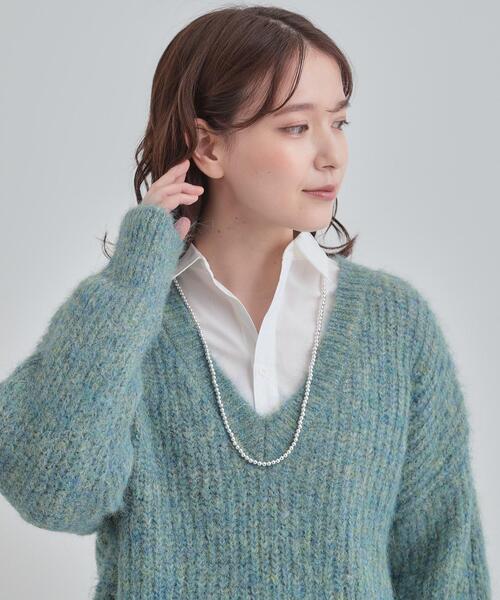 SHOO・LA・RUE（シューラルー）の「ボールチェーンネックレス（ネックレス・レディース・シルバー/ブラック/ゴールド・00）」の8枚目の写真