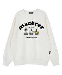 マセレオーバーサイズドロップショルダースウェット_ホワイト