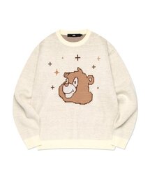 BEAR KNIT SWEATER cream