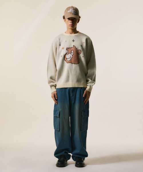 LMCの「BEAR KNIT SWEATER cream(ニット/セーター・レディース・その他・LARGE/X-LARGE)」の2枚目の写真