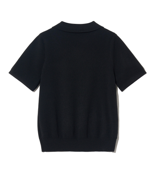 YALE(イェール)の「ウィメンズコンフォートクールスリットネックポロニットブラック(Tシャツ/カットソー・レディース・その他・LARGE/MEDIUM/SMALL)」の3枚目の写真