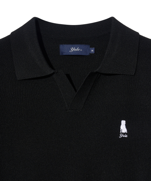 YALE(イェール)の「ウィメンズコンフォートクールスリットネックポロニットブラック(Tシャツ/カットソー・レディース・その他・LARGE/MEDIUM/SMALL)」の4枚目の写真