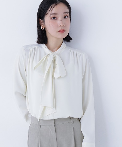◇2wayリボンボウブラウス（シャツ/ブラウス）｜NATURAL BEAUTY BASIC