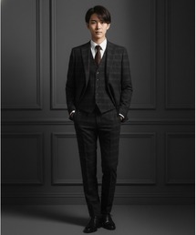 スリーピーススーツ ネイビー」に該当するメンズファッション通販