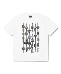 DURT（ ）の「BOLO TIE HALF SLEEVE TEE (WHITE)（Tシャツ/カットソー）」