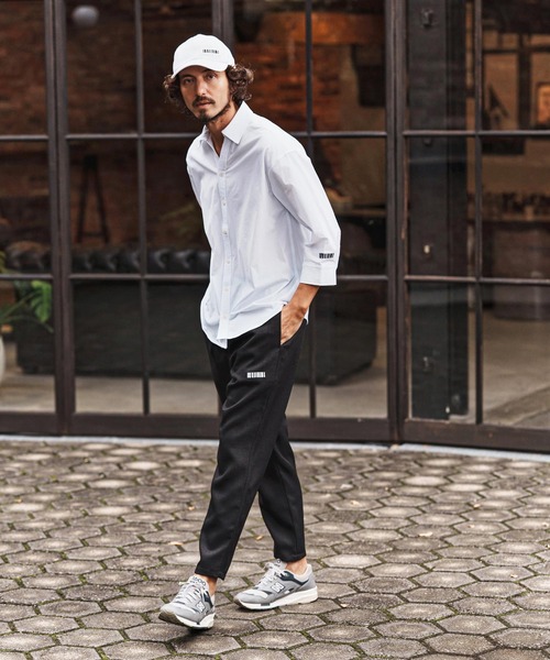 felkod（フィルコッド）の「ms6344-Cool Touch Tuck Shirts 七分袖シャツ(F26S110)（シャツ/ブラウス・メンズ・ホワイト/ネイビー・S/M/L）」の7枚目の写真