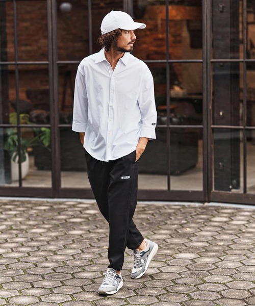 felkod（フィルコッド）の「ms6344-Cool Touch Tuck Shirts 七分袖シャツ(F26S110)（シャツ/ブラウス・メンズ・ホワイト/ネイビー・S/M/L）」の9枚目の写真