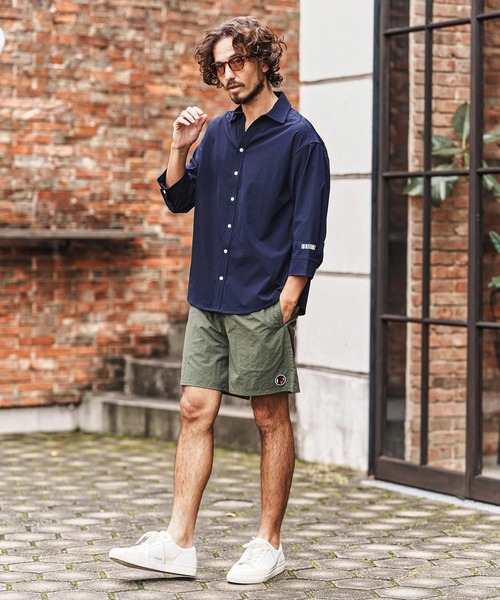 felkod（フィルコッド）の「ms6344-Cool Touch Tuck Shirts 七分袖シャツ(F26S110)（シャツ/ブラウス・メンズ・ホワイト/ネイビー・S/M/L）」の15枚目の写真