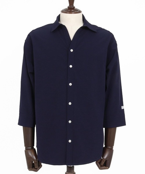 felkod（フィルコッド）の「ms6344-Cool Touch Tuck Shirts 七分袖シャツ(F26S110)（シャツ/ブラウス・メンズ・ホワイト/ネイビー・S/M/L）」の18枚目の写真