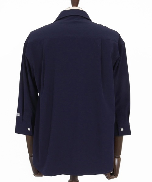 felkod（フィルコッド）の「ms6344-Cool Touch Tuck Shirts 七分袖シャツ(F26S110)（シャツ/ブラウス・メンズ・ホワイト/ネイビー・S/M/L）」の19枚目の写真