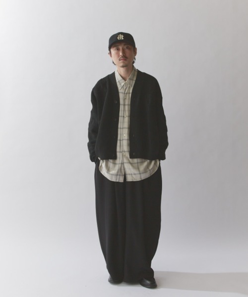 Lui's(ルイス)の「フラワーモチーフカーディガン(カーディガン/ボレロ・メンズ・ブラック/ライム/ネイビー・FREE)」の6枚目の写真