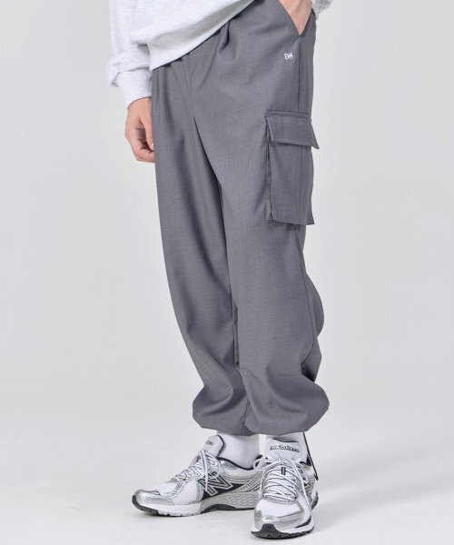 DYSFUNCT(ディスファンクト)の「Clock Wide String Cargo Jogger Slacks Pants (GRAY)(スウェットパンツ・レディース・その他・LARGE/MEDIUM/SMALL)」の2枚目の写真