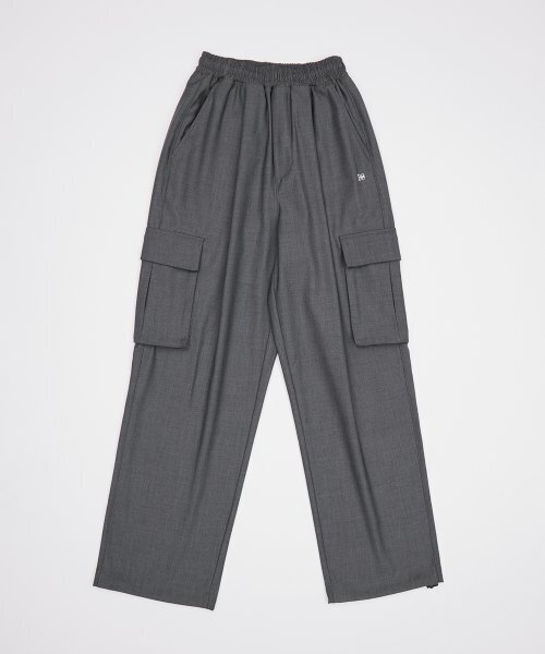 DYSFUNCT(ディスファンクト)の「Clock Wide String Cargo Jogger Slacks Pants (GRAY)(スウェットパンツ・レディース・その他・LARGE/MEDIUM/SMALL)」の3枚目の写真