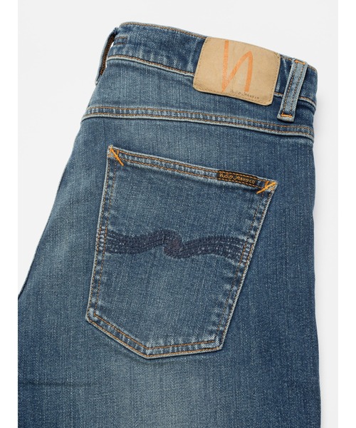Nudie Jeans（ヌーディージーンズ）の「Nudie Jeans/ヌーディージーンズ Lean Dean / スリムテーパードジーンズ / Blue Dawn（デニムパンツ・メンズ・ライトブルー・28/29/30/31/32/33/34）」の6枚目の写真