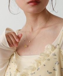 Bab | ニュアンスハートレイヤードネックレス(ネックレス)