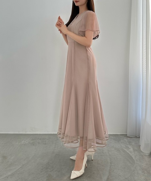 CENEA(セネア)の「2wayチュールマーメイドワンピース(ワンピース・レディース・ブラック/アイボリー/ピンクベージュ/チャコール/モカ・X-LARGE/LARGE/MEDIUM/SMALL)」の21枚目の写真