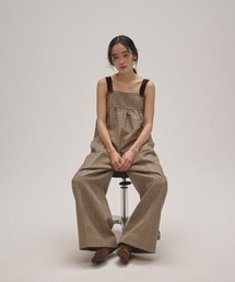 トゥデイフル　ベージュ オールインワン TODAYFUL（トゥデイフル）の「スエットジップコンビネゾン（つなぎ