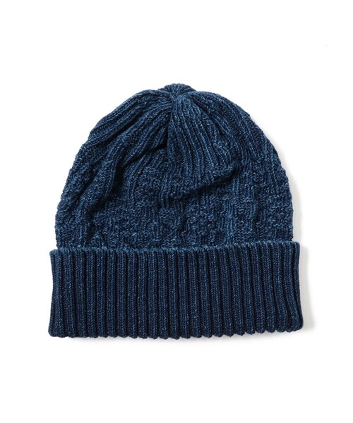 BEAMS PLUS(ビームスプラス)の「Watch Cap Patchwork Like Indigo(ニットキャップ/ビーニー・メンズ・ブルー/インディゴブルー・ONE SIZE)」の10枚目の写真