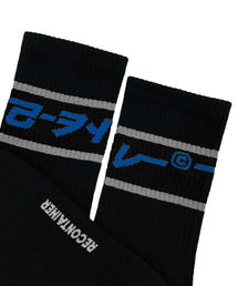 replaycontainer（リプレイコンテナ）の「gray line socks (black)（ソックス/靴下）」