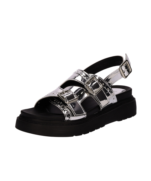 SHOEHI(シューハイ)の「マヤベルトストラップパンチングサンダル(5Colors)_S0525(サンダル・レディース・ホワイト/ブラック/シルバー/ブラック系その他・22.5cm/23cm/23.5cm/24cm/24.5cm/25cm)」の14枚目の写真