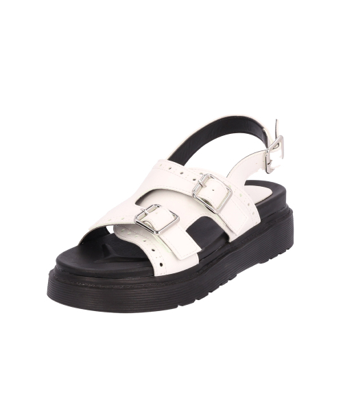 SHOEHI(シューハイ)の「マヤベルトストラップパンチングサンダル(5Colors)_S0525(サンダル・レディース・ホワイト/ブラック/シルバー/ブラック系その他・22.5cm/23cm/23.5cm/24cm/24.5cm/25cm)」の15枚目の写真