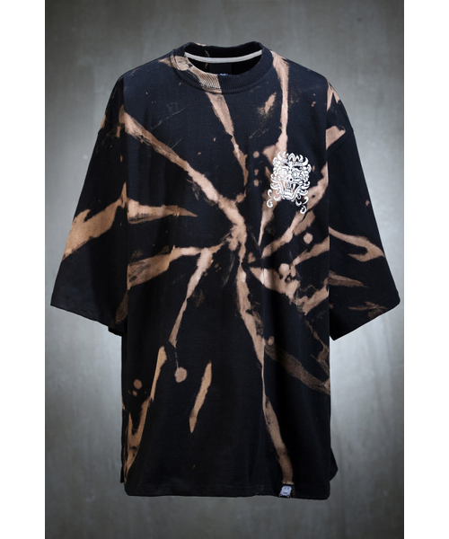 KIRTIMUKHA（キールティムカ）の「プリンティングスピンブリーチ半袖Tシャツブラック（Tシャツ/カットソー・メンズ・その他・2/3）」の2枚目の写真