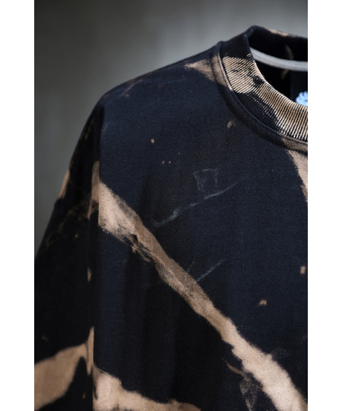 KIRTIMUKHA（キールティムカ）の「プリンティングスピンブリーチ半袖Tシャツブラック（Tシャツ/カットソー・メンズ・その他・2/3）」の3枚目の写真