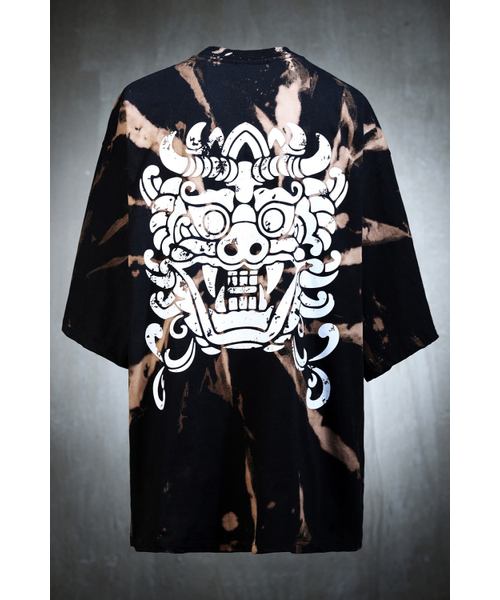 KIRTIMUKHA（キールティムカ）の「プリンティングスピンブリーチ半袖Tシャツブラック（Tシャツ/カットソー・メンズ・その他・2/3）」の7枚目の写真