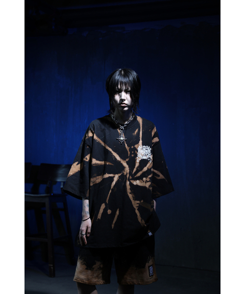 KIRTIMUKHA（キールティムカ）の「プリンティングスピンブリーチ半袖Tシャツブラック（Tシャツ/カットソー・メンズ・その他・2/3）」の10枚目の写真