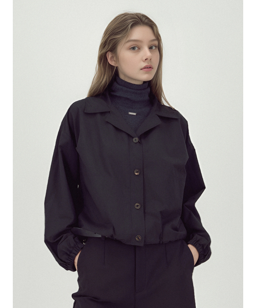 ACUD（アクド）の「Light Outer Shirt _Black（ナイロンジャケット・レディース・ブラック・FREE）」の4枚目の写真