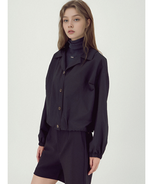 ACUD（アクド）の「Light Outer Shirt _Black（ナイロンジャケット・レディース・ブラック・FREE）」の5枚目の写真