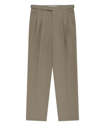 BELLIEF（ベリーフ）の「Essential Gaberdine Heavy Double-Pleated relaxed Chino (Beige)（その他パンツ）」
