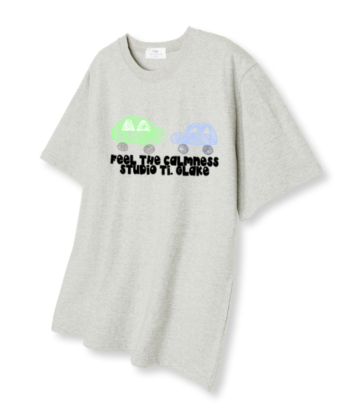 TI.GLAKE(ティーグレイク)の「トゥカスケッチ 半袖Tシャツ オートミール(Tシャツ/カットソー・レディース・その他・LARGE/X-LARGE/XX-LARGE)」の1枚目の写真