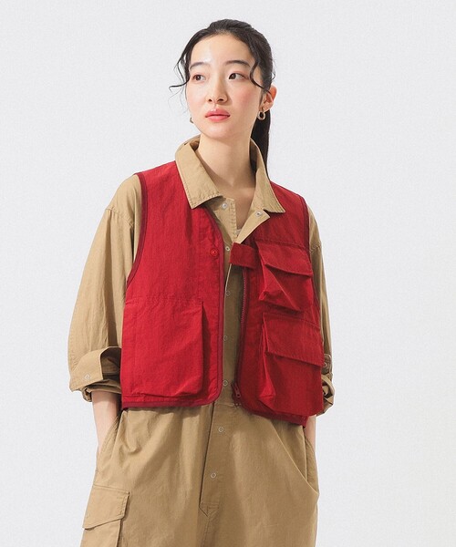 BEAMS BOY（ビームスボーイ）の「US NAVY クルー ベスト（ベスト・レディース・レッド/グリーン/ネイビー・1/2）」の3枚目の写真