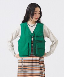 BEAMS BOY | US NAVY クルー ベスト(ベスト)