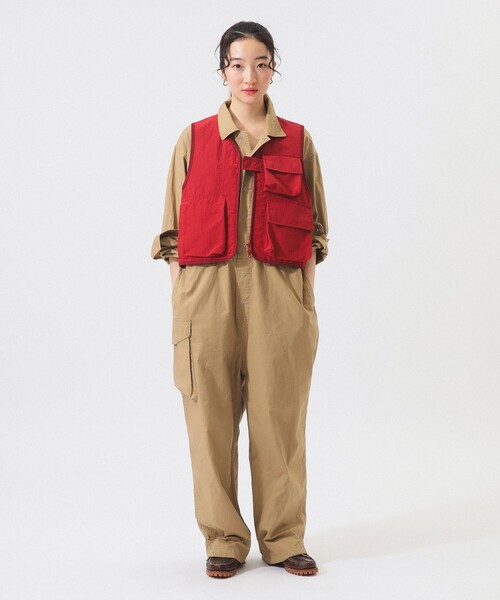 BEAMS BOY(ビームスボーイ)の「US NAVY クルー ベスト(ベスト・レディース・レッド/グリーン/ネイビー・1/2)」の4枚目の写真
